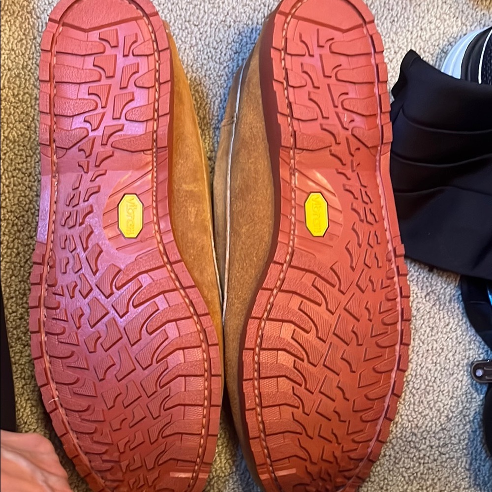 Quoddy Men's Brown Suede Boat Shoes - Picture 2 of 5